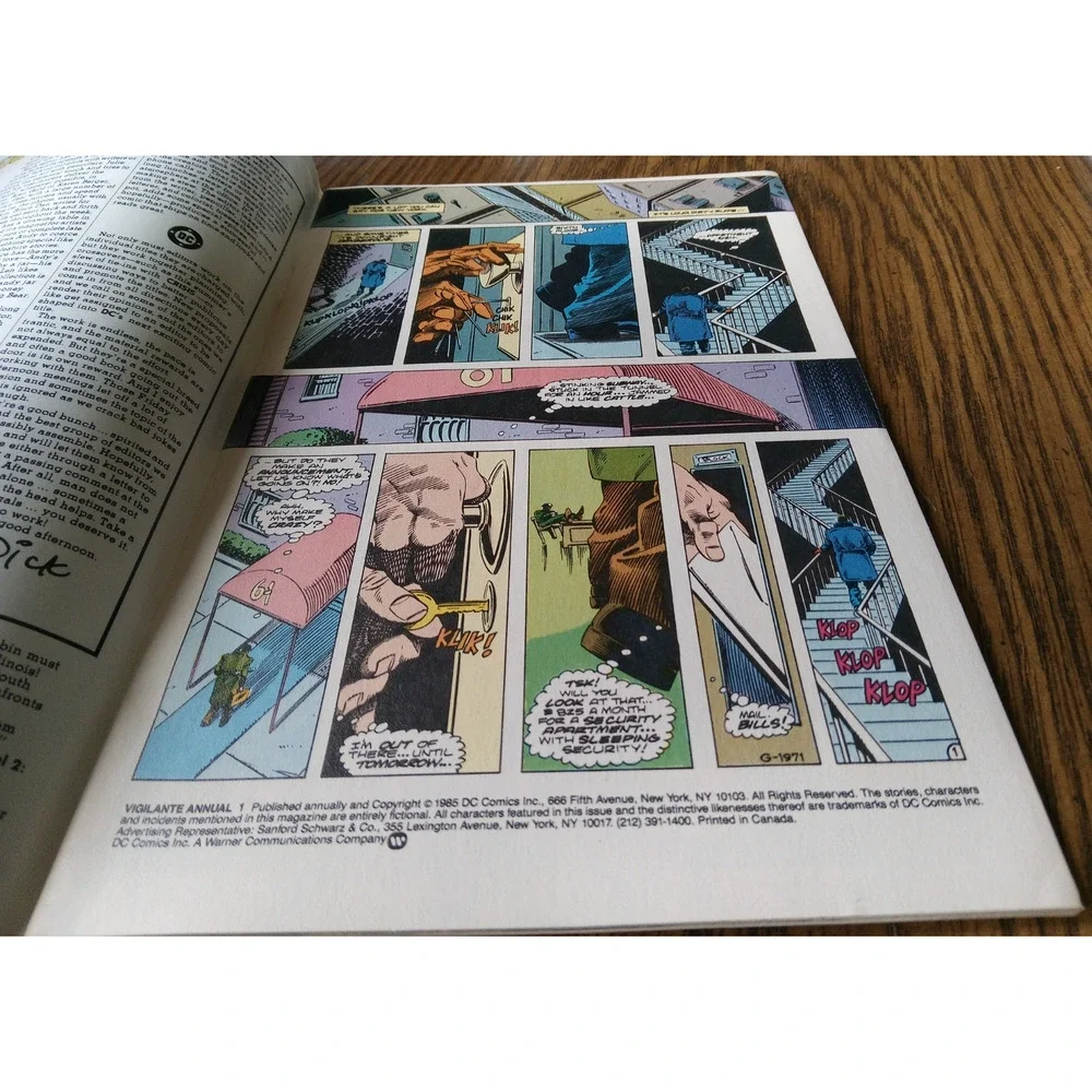 Vigilante Annual #1 September 1985 DC Comics
